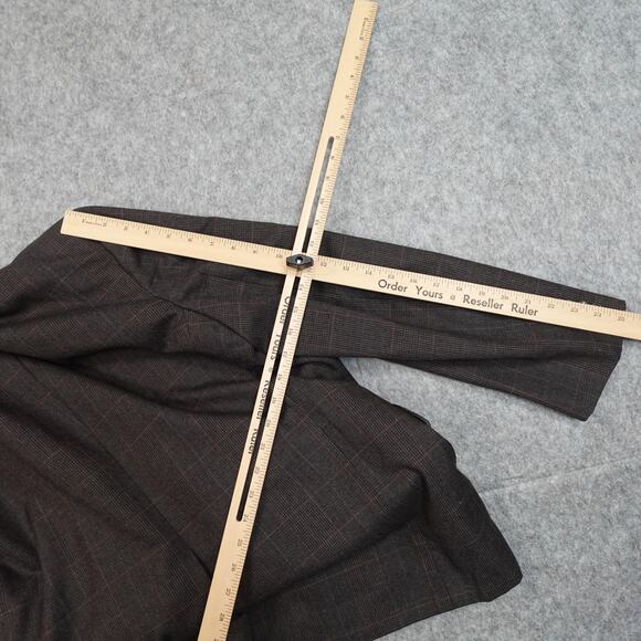 Vintage Burberrys Blazer Mens 44R? Wool Sport Coat Jacket 2 Button Union Made - Picture 9 of 16